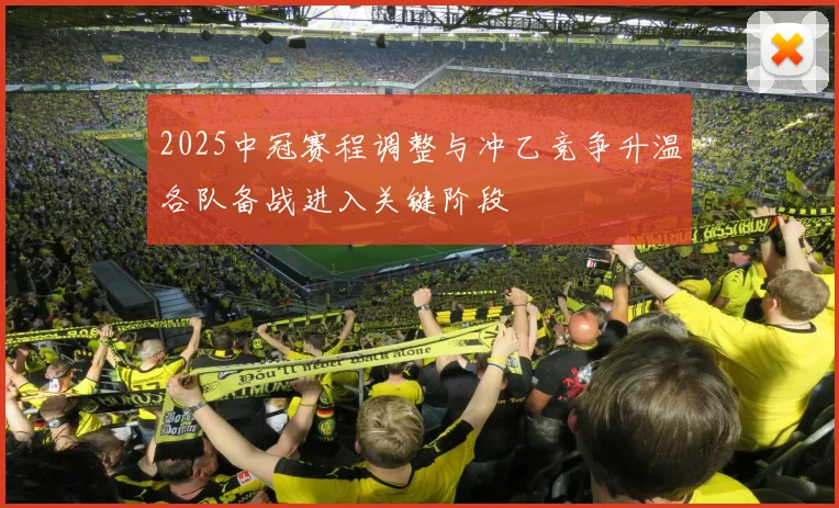 2025中冠赛程调整与冲乙竞争升温各队备战进入关键阶段